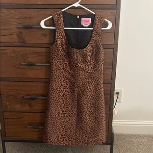 Kate Spade Leopard Print Sleeveless Dress